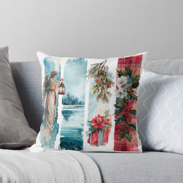 Item preview, Watercolor Christmas Angel and Winter Botanicals designed and sold by Anastasiia Yurevych.