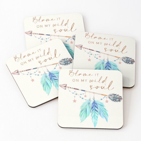 Item preview, Blame It On My Wild Soul – Boho Arrow & Feathers Design designed and sold by Margival.