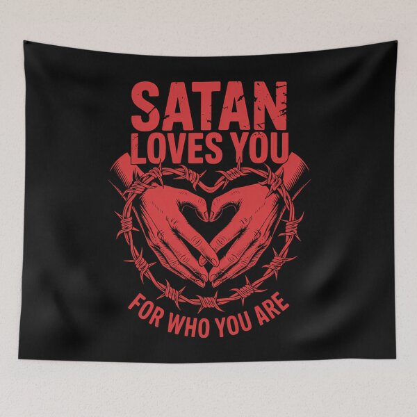 Item preview, Satan Lovers Funny designed and sold by Turbotine.