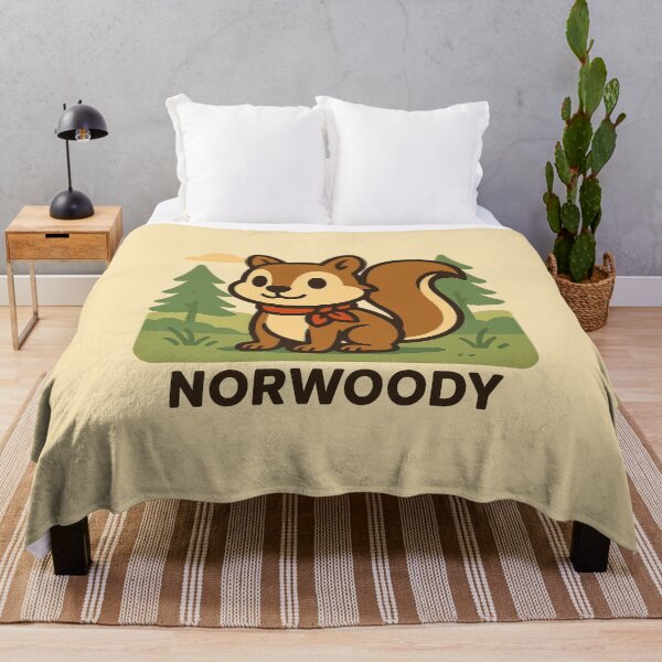 Aperçu de l'œuvre Norwoody the Woodland Mascot | Cute Cartoon Animal créée et vendue par Bratak.