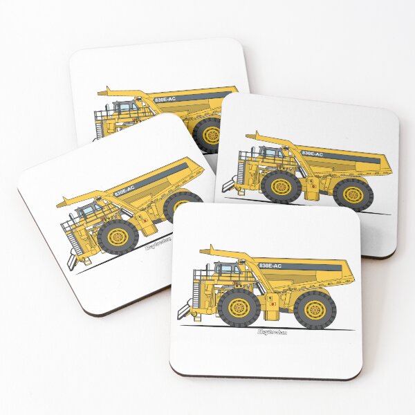 Item preview, Komatsu 830E-AC Vector Art designed and sold by Heybratan.