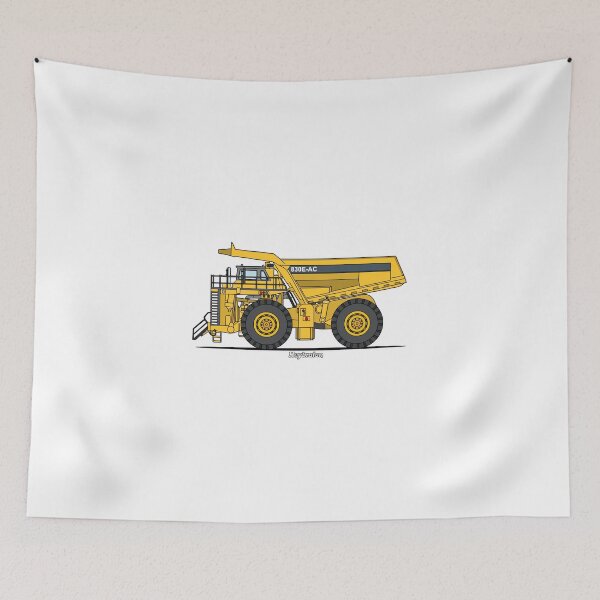Item preview, Komatsu 830E-AC Vector Art designed and sold by Heybratan.
