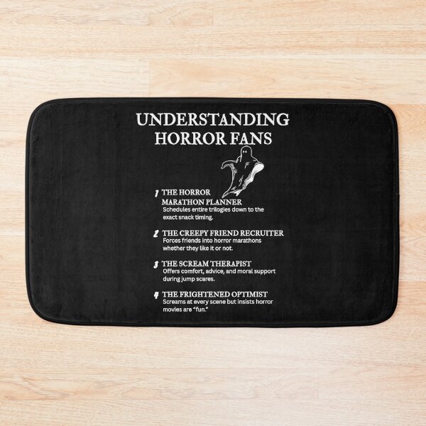 Item preview, Understanding Horror Fans – For Lovers of Gore and Giggles – Black designed and sold by PsyFlow35.