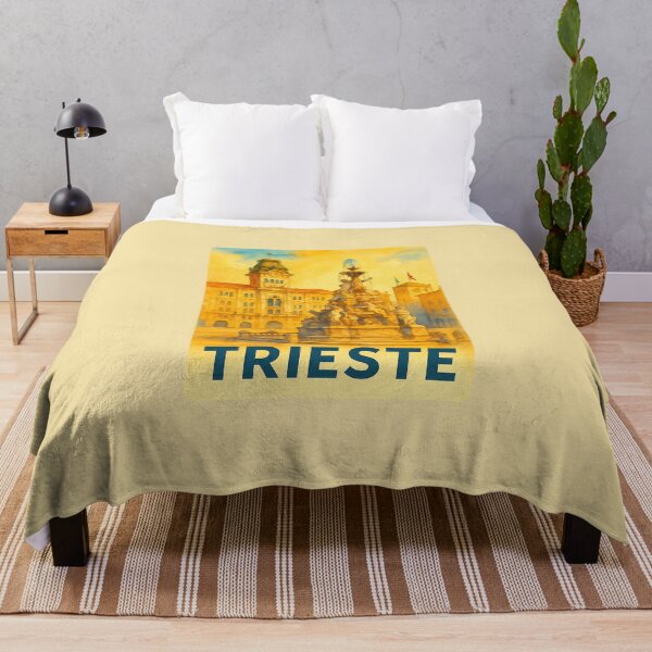 Item preview, Piazza Unità d'Italia – Vintage Trieste Watercolor Poster designed and sold by Bratak.
