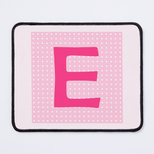 Item preview, Pink Letter E Polka Dots designed and sold by Jeallan Designs.