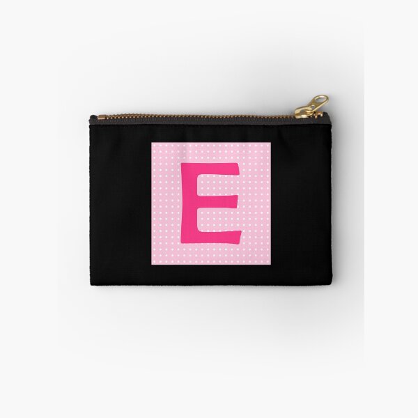 Item preview, Pink Letter E Polka Dots designed and sold by Jeallan Designs.
