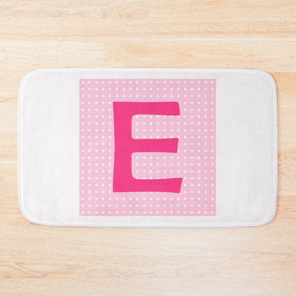 Item preview, Pink Letter E Polka Dots designed and sold by Jeallan Designs.