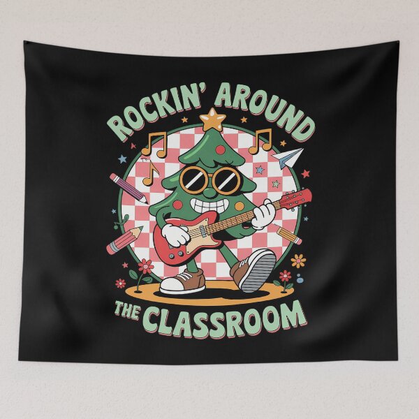 Item preview, Teacher Christmas Classroom Cute School designed and sold by Turbotine.