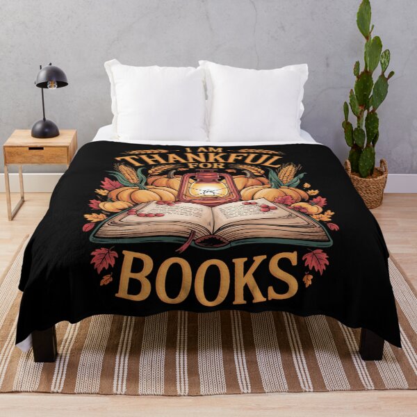 Item preview, Thankful For Books Funny Librarian Thanksgiving designed and sold by Turbotine.