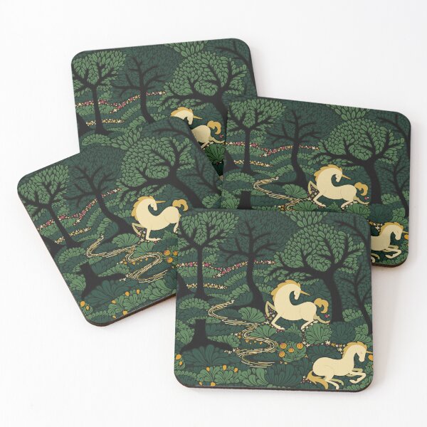 Item preview, Enchanted Unicorn Garden designed and sold by space-kitten.