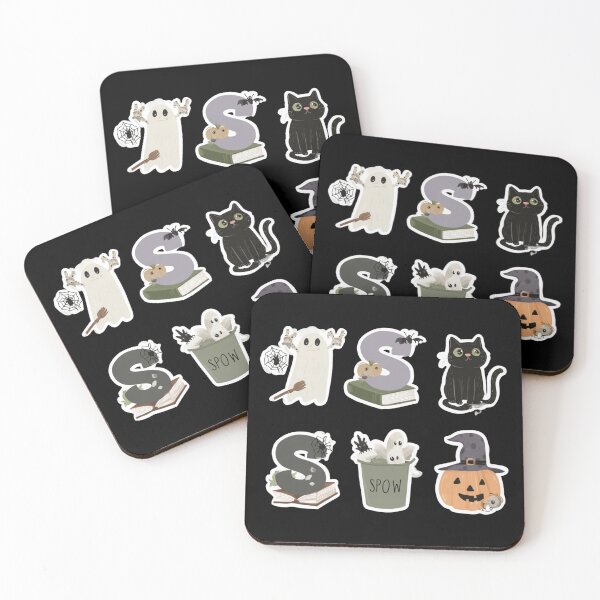 Item preview, Spooky Syllables Cute and Minimalist Halloween Design with Animals  designed and sold by KZurHTPC.