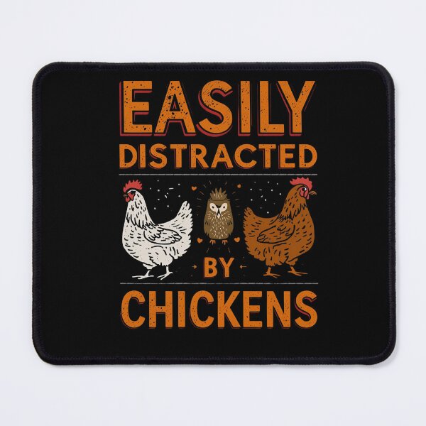 Item preview, Easily distracted by chickens designed and sold by whatthefoxsays.