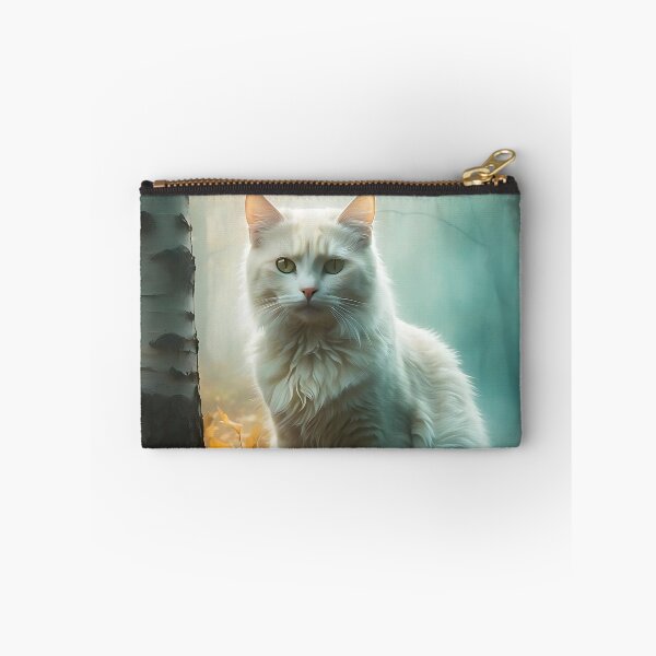 Item preview, Otherworldly Cat in Autumnal Mist | Cinematic Woodland Poster designed and sold by Valeree Store.