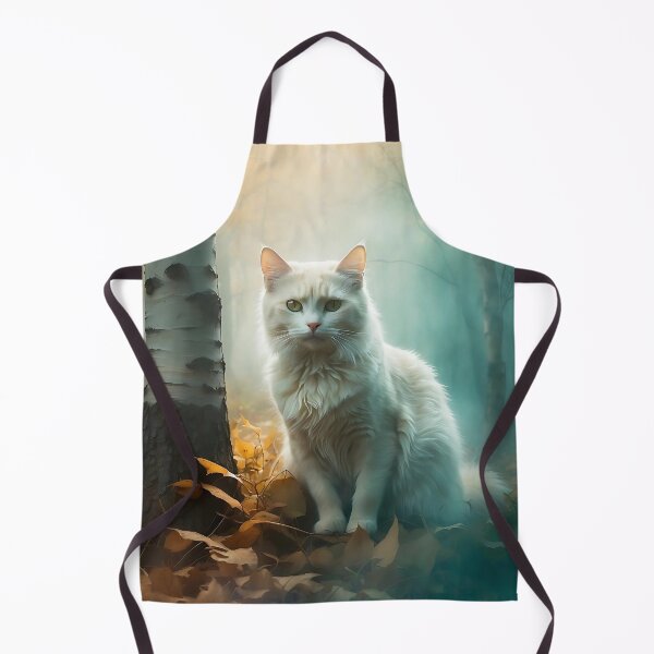 Aperçu de l'œuvre Chat d'un autre monde dans la brume automnale | Affiche cinématographique de Woodland créée et vendue par Valeree Store.