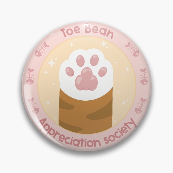 Item preview, Orange Toe bean appreciation society designed and sold by The Cosmic kitten.