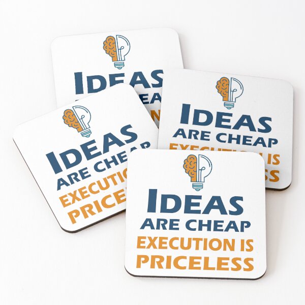 Item preview, Ideas Are Cheap designed and sold by Goth-Creative Hub.