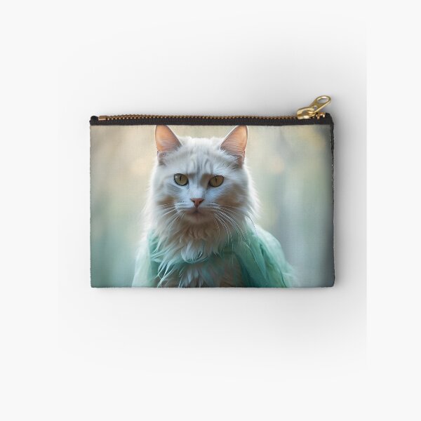 Item preview, Ethereal Cat in Foggy Trees | Watercolor-Style Autumn Design designed and sold by Valeree Store.