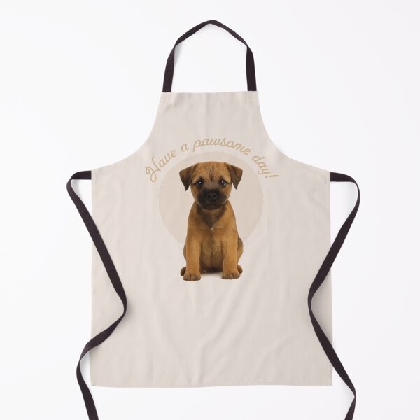 Item preview, Border Terrier Puppy – Have a Pawsome Day - Mocha designed and sold by Clever Cookie.