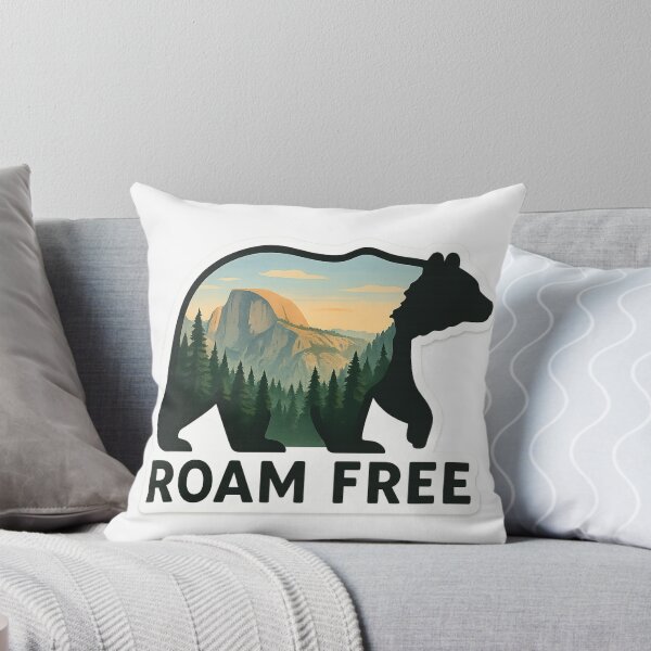 Item preview, Pegatina "Roam Free" — Aventura en la naturaleza designed and sold by Iail Ioa.