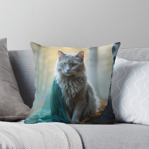 Item preview, Mystical Cat in Autumn Forest | Grainy Vintage Atmosphere designed and sold by Valeree Store.