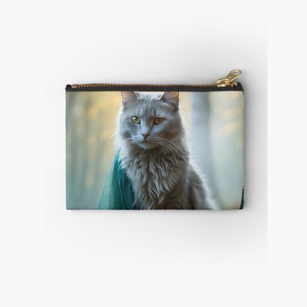 Item preview, Mystical Cat in Autumn Forest | Grainy Vintage Atmosphere designed and sold by Valeree Store.