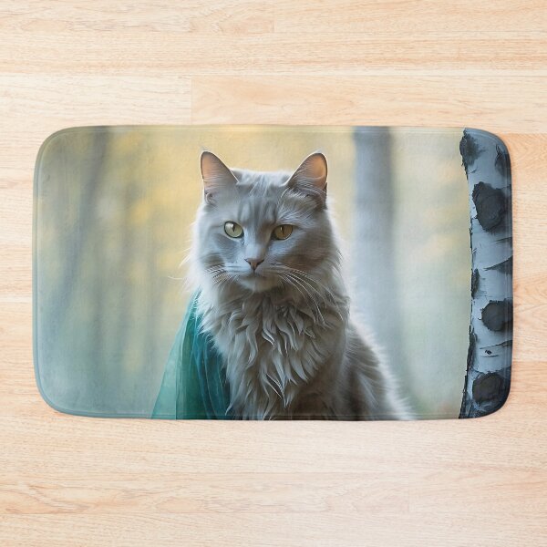 Item preview, Mystical Cat in Autumn Forest | Grainy Vintage Atmosphere designed and sold by Valeree Store.