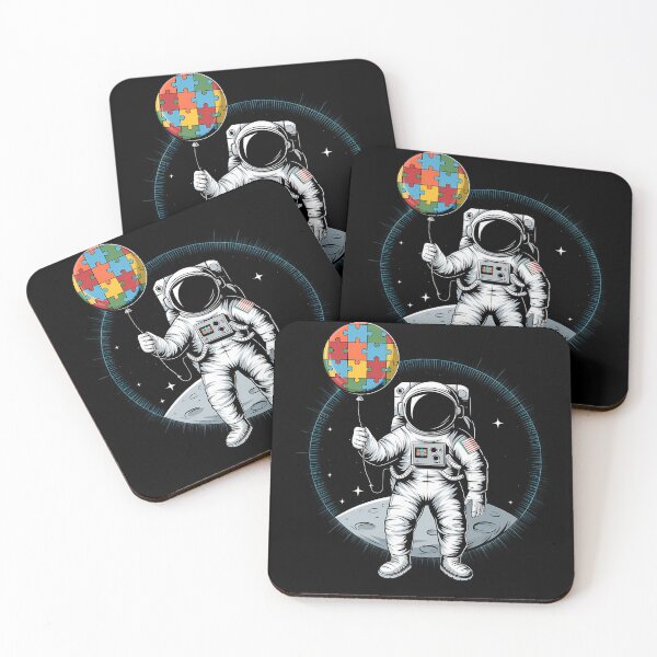 Item preview, Astronaut Balloon Autism Awareness Space Autistic Kids Boys designed and sold by TrinaEspinoza.