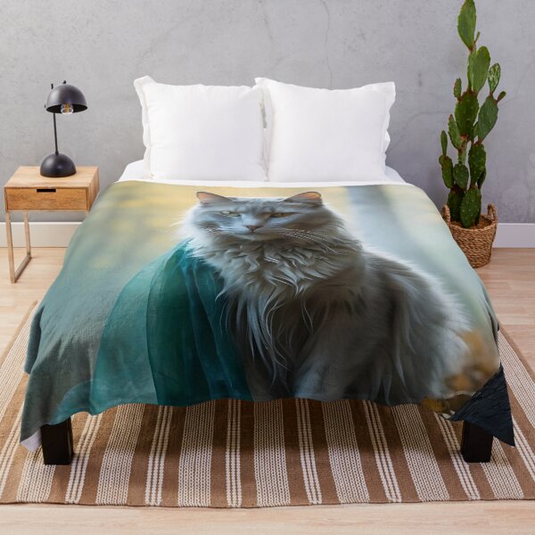 Item preview, Mystical Cat in Autumn Forest | Grainy Vintage Atmosphere designed and sold by Valeree Store.