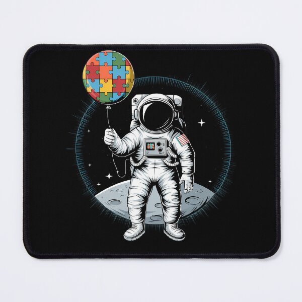 Item preview, Astronaut Balloon Autism Awareness Space Autistic Kids Boys designed and sold by TrinaEspinoza.