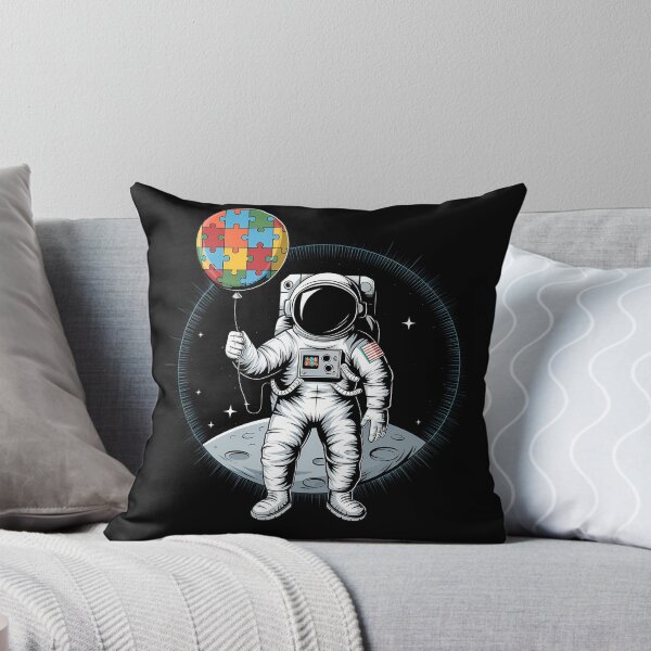 Item preview, Astronaut Balloon Autism Awareness Space Autistic Kids Boys designed and sold by TrinaEspinoza.