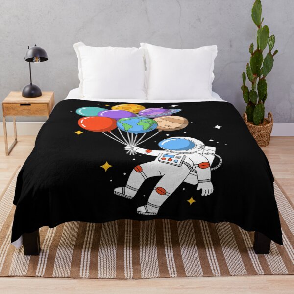Item preview, Astronaut Holding Planet Space Art for Boys Girls STEM Kids designed and sold by TrinaEspinoza.