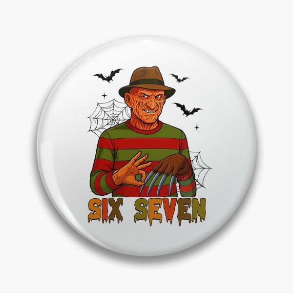 Item preview, pixel freddy krueger - halloween six seven meme trend designed and sold by Bou-Jolyn.