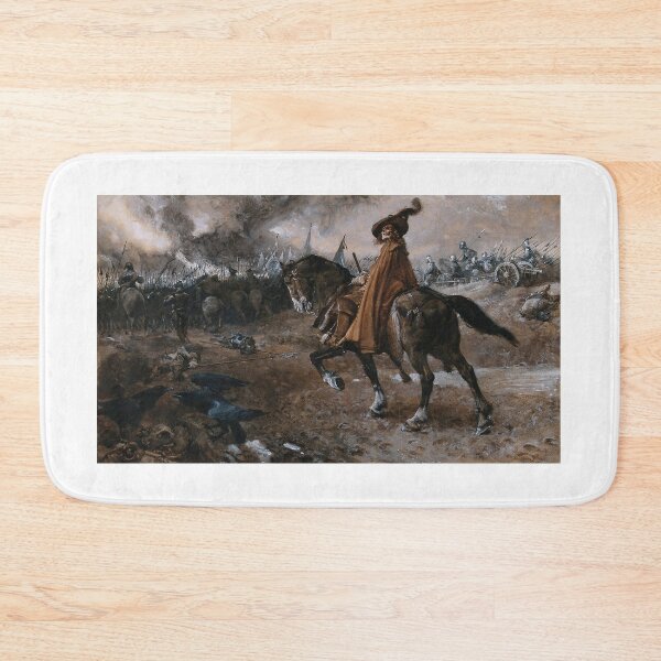 Item preview, Death General Rides a Horse on a Battlefield — Edgar Bundy (1911) designed and sold by Art Outlaws.