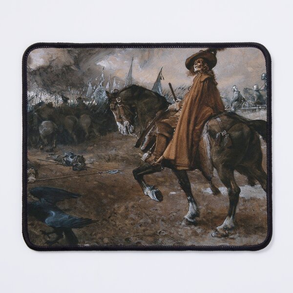 Item preview, Death General Rides a Horse on a Battlefield — Edgar Bundy (1911) designed and sold by Art Outlaws.