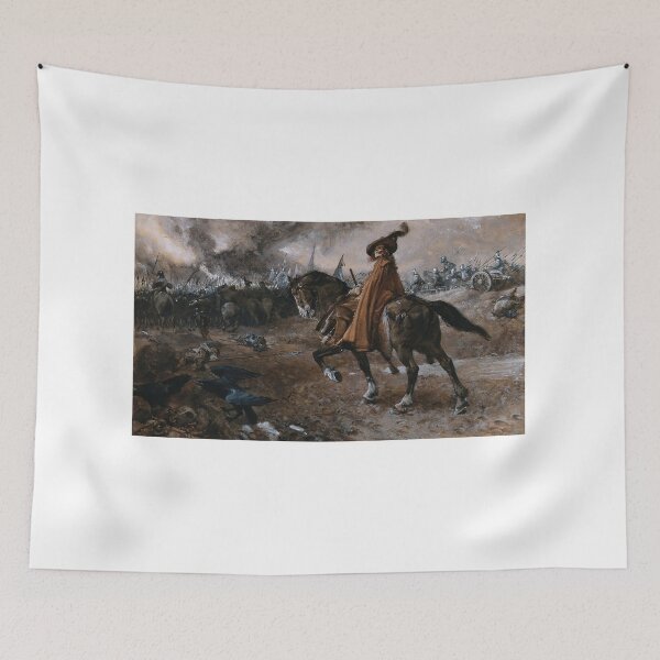 Item preview, Death General Rides a Horse on a Battlefield — Edgar Bundy (1911) designed and sold by Art Outlaws.