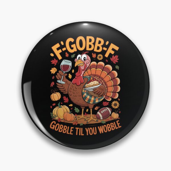 Item preview, Thanksgiving Turkey Gobble Cute designed and sold by Turbotine.