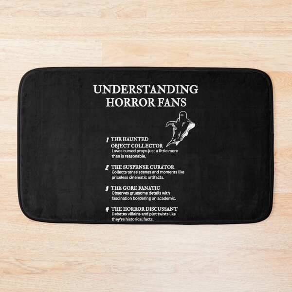 Item preview, Understanding Horror Fans – Spooky Humor Only Fans Get – Black designed and sold by PsyFlow35.
