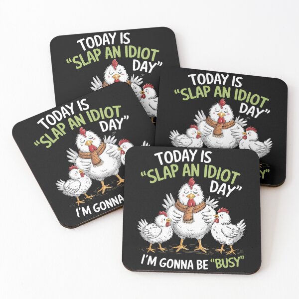 Item preview, Today Is Slap An Idiot Day I_m Gonna Be Busy Funny designed and sold by Turbotine.