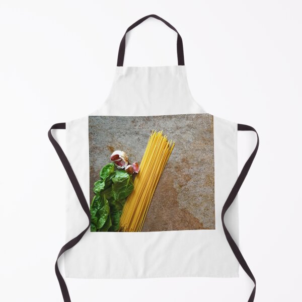 Item preview, Pasta, garlic and green leaves designed and sold by yackers1.