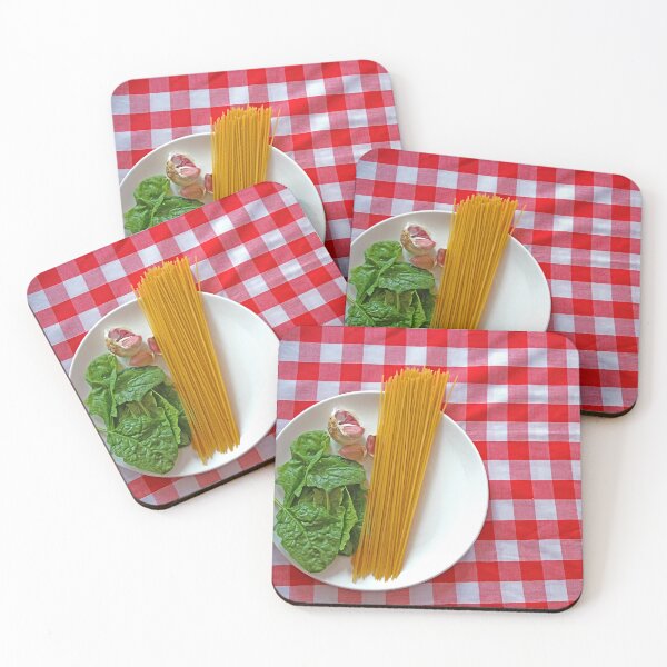 Item preview, Pasta, garlic and green leaves designed and sold by yackers1.