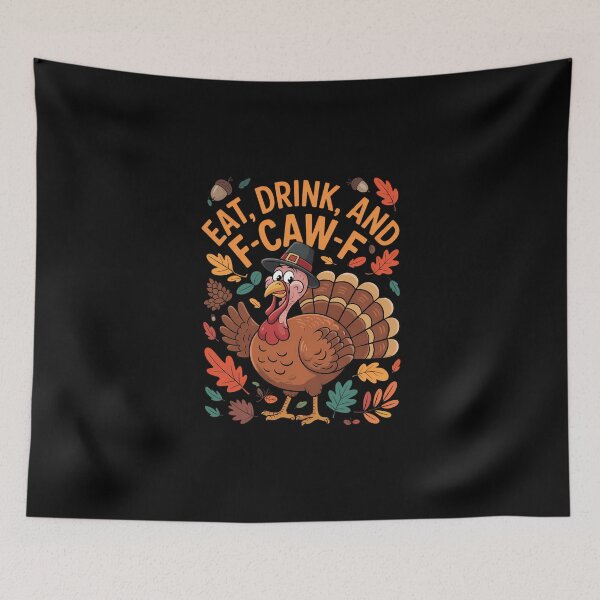 Item preview, Turkey Funny Thanksgiving Autumn Fall designed and sold by DeadlockCrew.