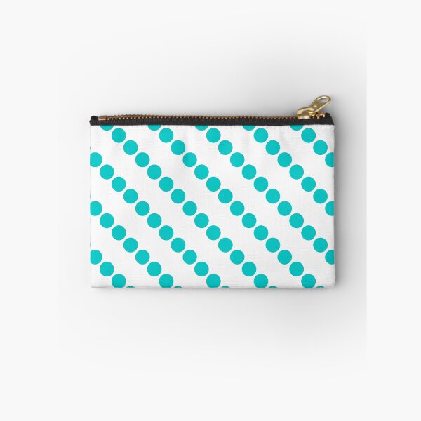 Item preview, Dark Turquoise Polka Dots on White (CL) designed and sold by POLKAIWERX.