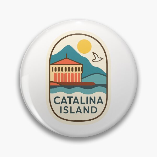 Item preview, Catalina Island California with Casino and Ocean View designed and sold by Places On Earth.
