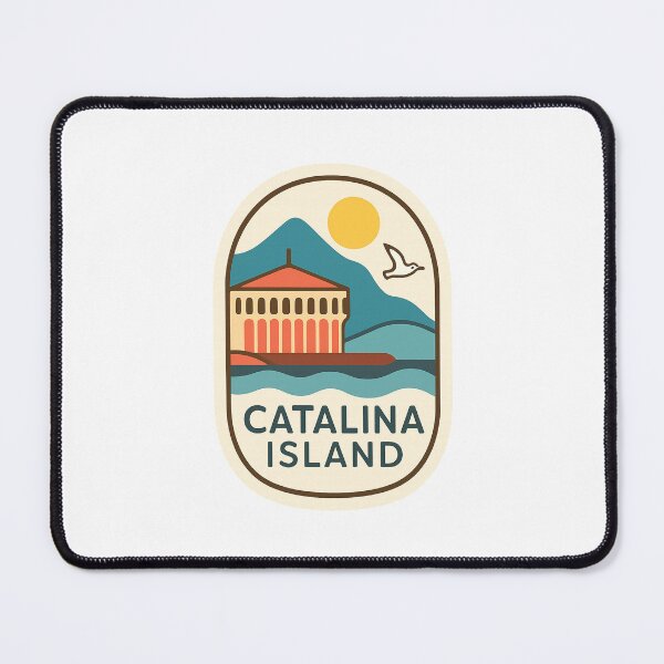Item preview, Catalina Island California with Casino and Ocean View designed and sold by Places On Earth.