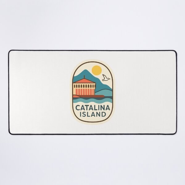 Item preview, Catalina Island California with Casino and Ocean View designed and sold by Places On Earth.