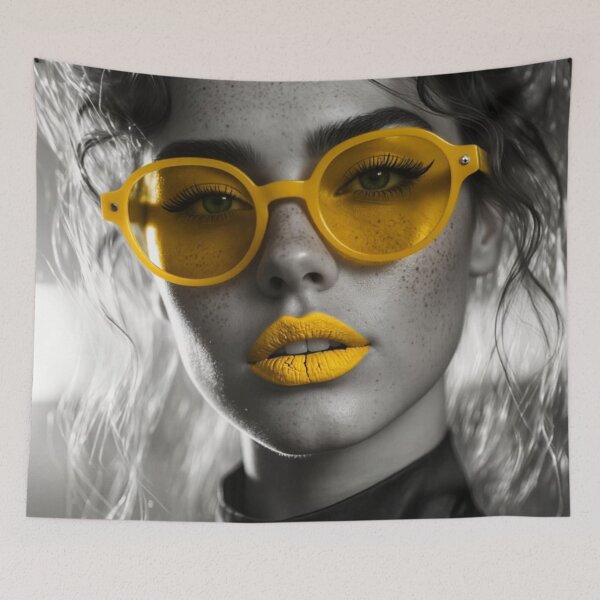 Item preview, The Yellow Secret - Cinematic Noir Portrait designed and sold by Artfully Entertained.