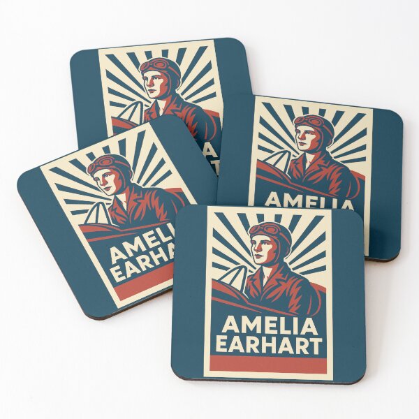 Item preview, Amelia Earhart Inspirational Female Pilot designed and sold by Anniko Art Studio.