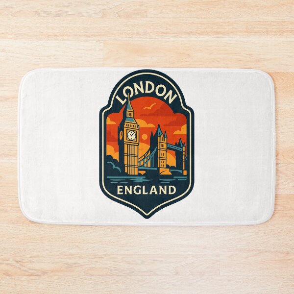 Item preview, London England Big Ben and Tower Bridge Sunset designed and sold by Places On Earth.