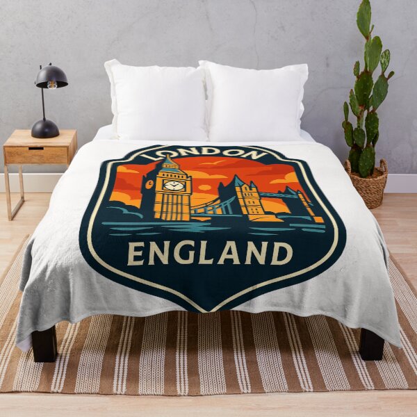 Item preview, London England Big Ben and Tower Bridge Sunset designed and sold by Places On Earth.