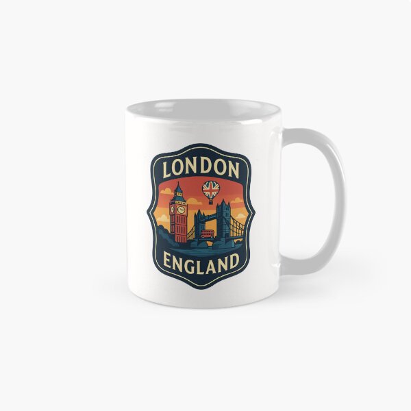 Item preview, London England with Big Ben and Union Jack Balloon designed and sold by Places On Earth.